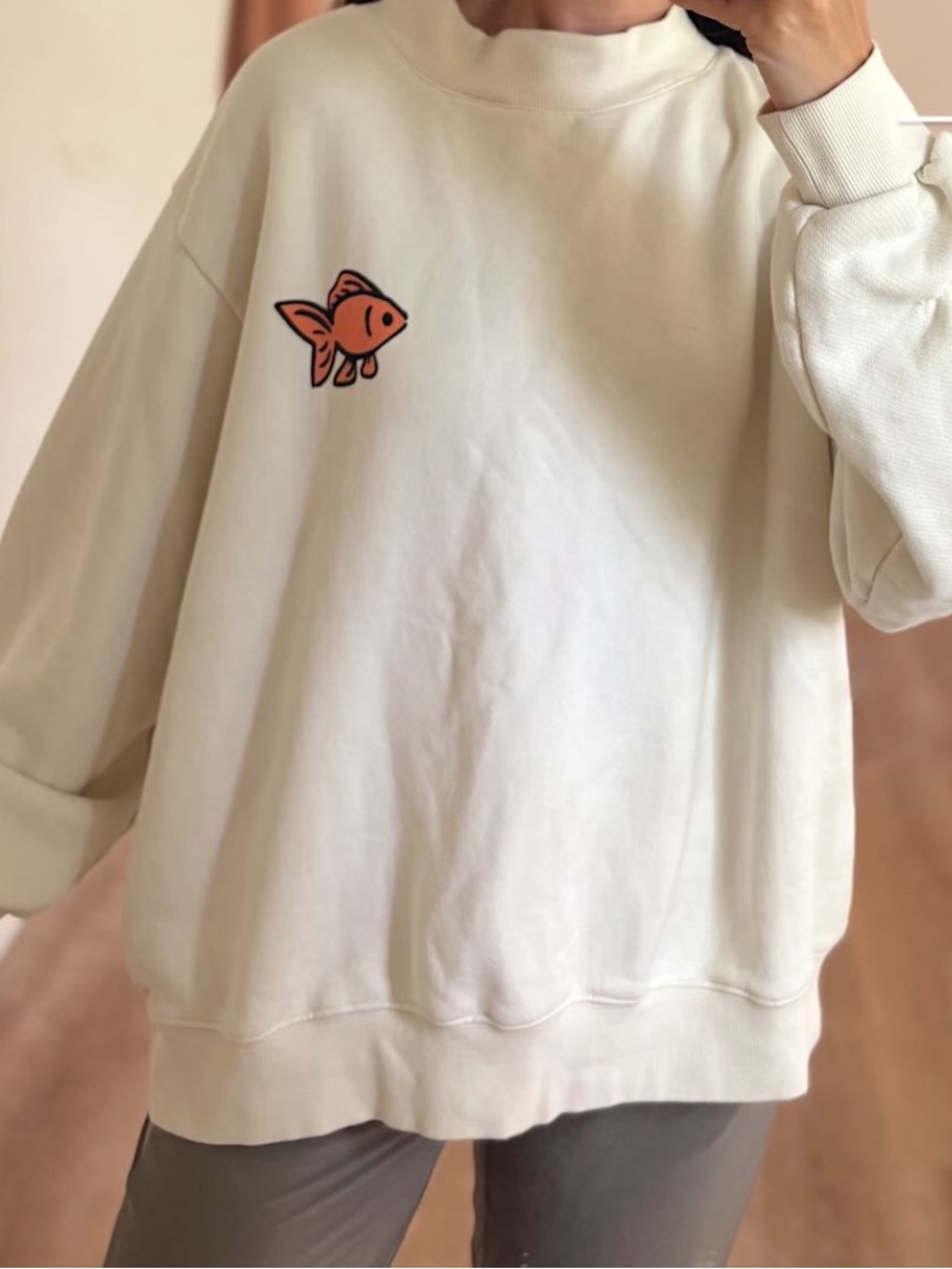 Parke RARE Heritage Summerland Mockneck Cream Fish Shell Tropical Size Large XL - Picture 7 of 11